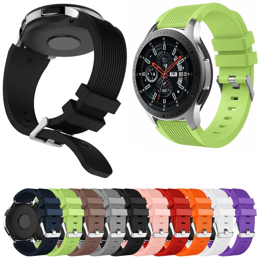 Cinturino da polso in silicone per Samsung Galaxy Watch 46mm SM-R800 Smart Watch Band Bracciale in gomma per cinturino Samsung Gear S3
