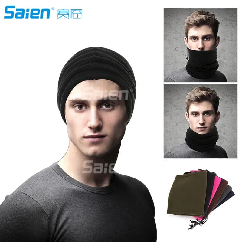 Polar Fleece Windstopper Face Warm Mask Neck Warmer Beanie Hat Scarf Hood Unisex Thermal Ski Wear Snowboarding Motorcycle