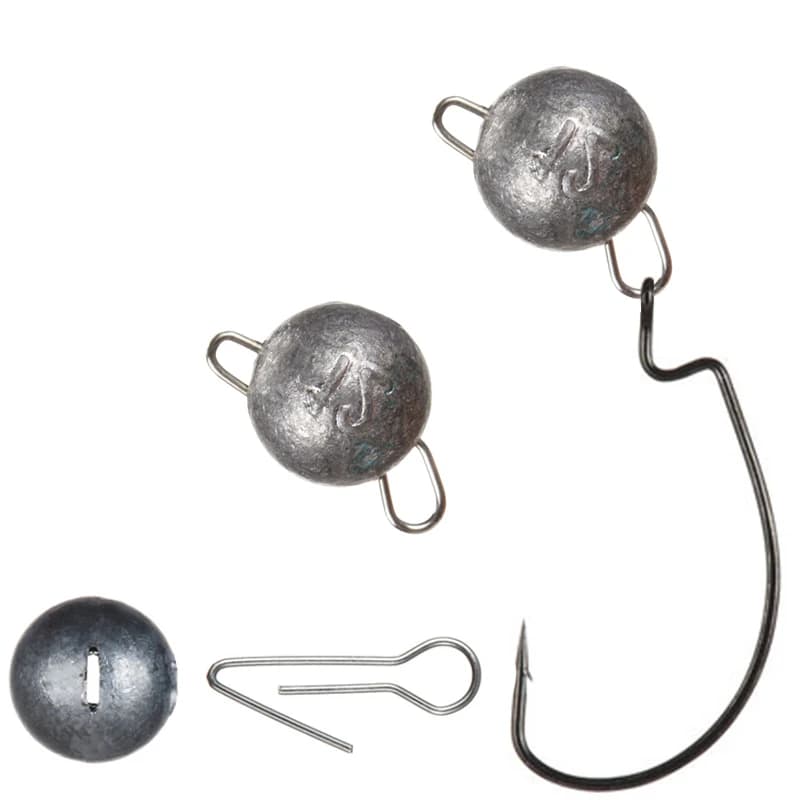 Simpleyi 5 pcs/le lead weight with Swivle Cheburashka Sinker Jig head lead weights 4g 6g 8g 10g 14g 15g 18g
