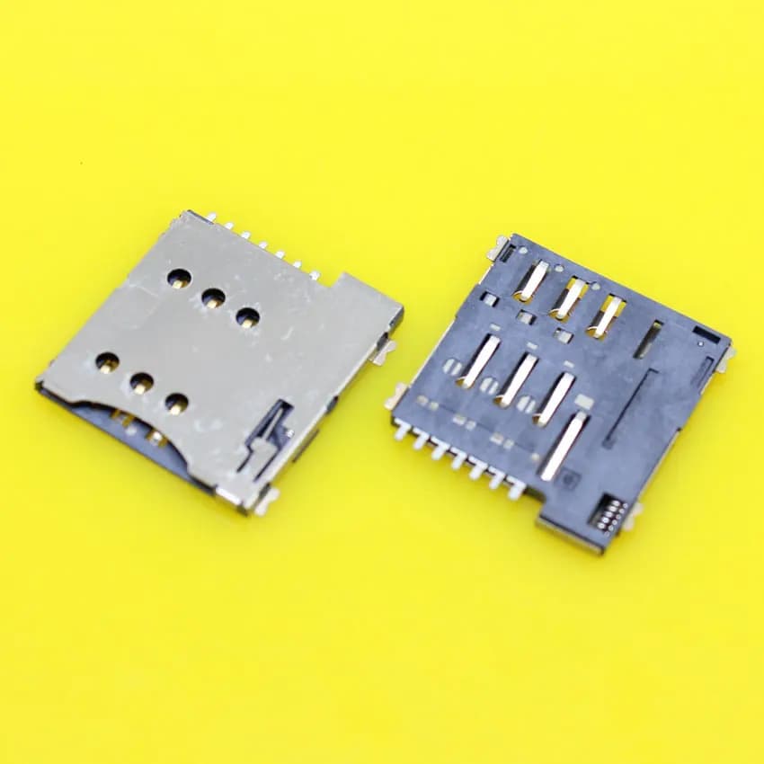 Cltgxdd 1 Piece KA-285 Real High Quality 7Pin Push Micro SIM Card Socket Holder Slot Replacement Connector