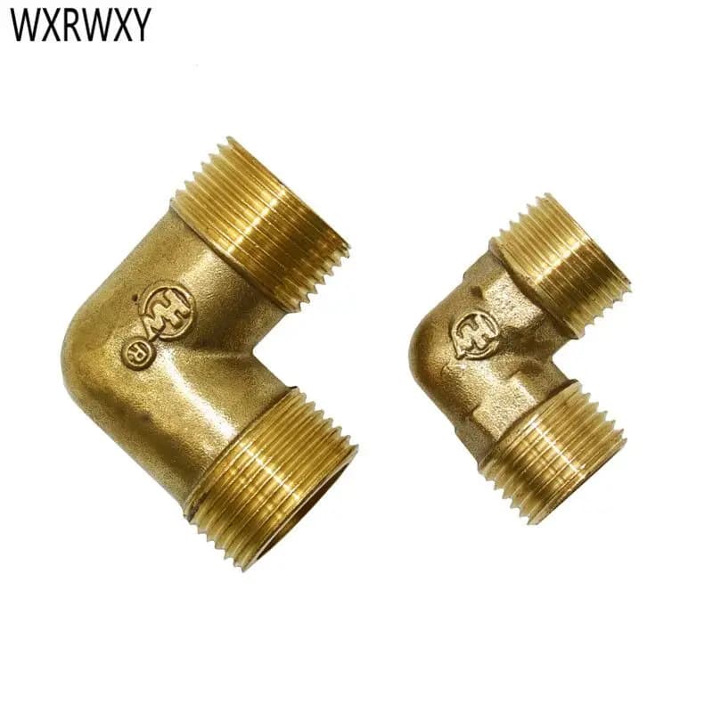 Connettore a gomito in ottone 1/2 3/4 DN15 DN20 connettore a 90 gradi adattatore per riparazione gomito ginocchio 1 pz
