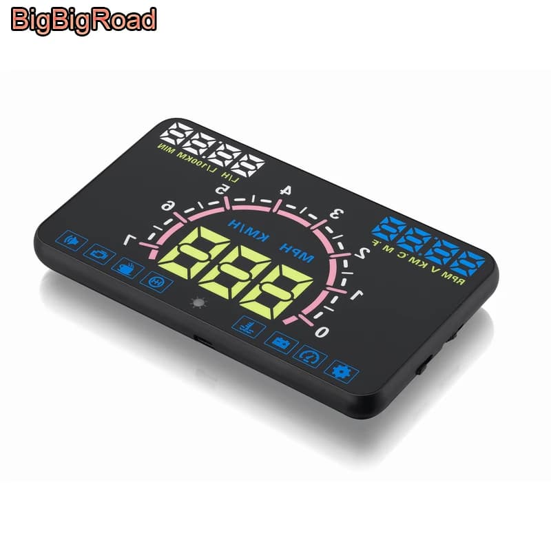 BigBigRoad Per A3 A4 TT Q5 A6 Q1 Q3 A1 A5 A7 B6 B8 C5 C6 C7 Auto HUD Head Up Display Parabrezza Proiettore OBD2 EUOBD Connettore