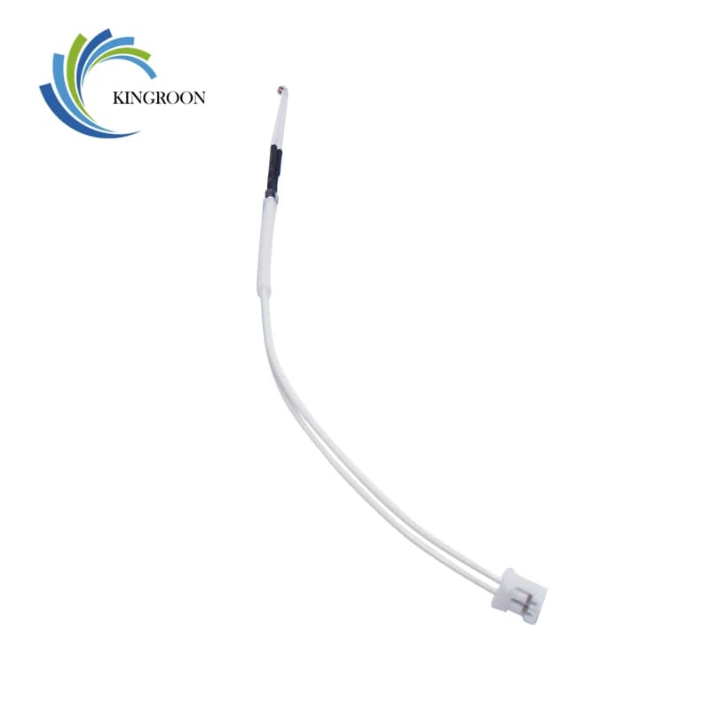 3D printer thermostat KINGROON 100K NTC with PH2.0-2pin terminal NTC3950 temperature sensor with 120 mm heatbed cable thermometers