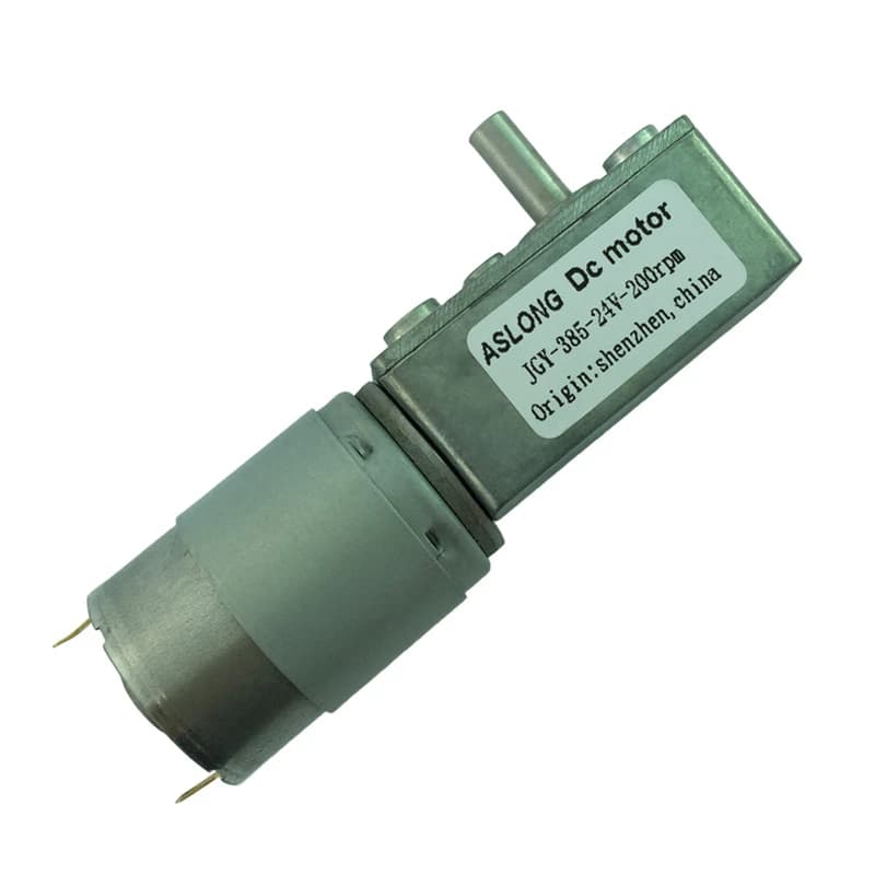 JGY385 DC motoriduttore a vite senza fine 6V 12V 24V Micro motore 8/13/23/50/200RPM