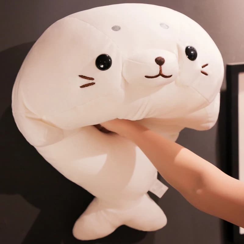 50/60 CENTIMETRI Kawai Soft Seal Filled Animal Marino Plush Doll Cushion Cute Leo Sea Doll Birthday Gifts For Boys And Girls
