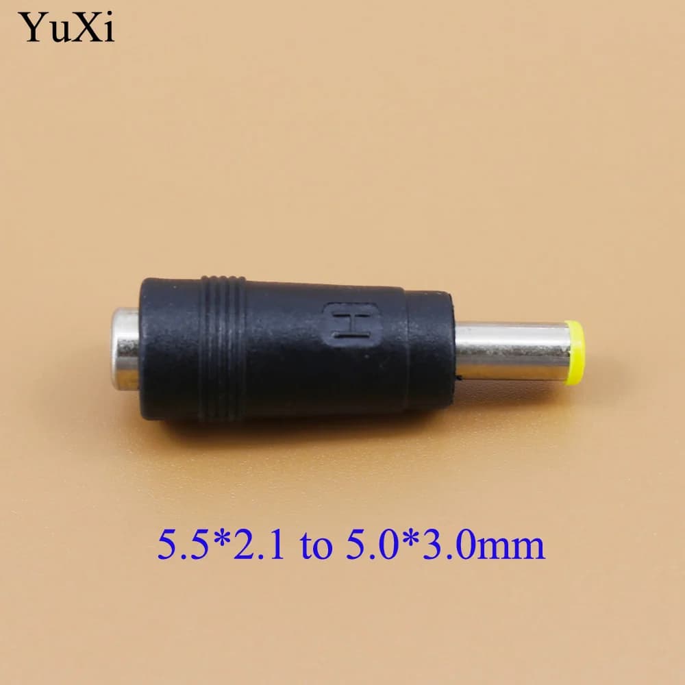 5.5*2.1 Female to 5.0*3.0 Male AC DC Power Adapter Plug Connector dc jack tip Notebook Laptop for Samsung RV520 RV515 NP300V5A