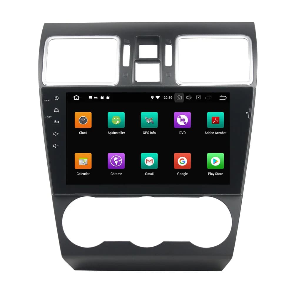 2025 carplay Android 13 GPS navigation Car DVD Player For Subaru WRX 2016-2017 multimedia radio recorder 2 DIN 4GB+32GB DSP
