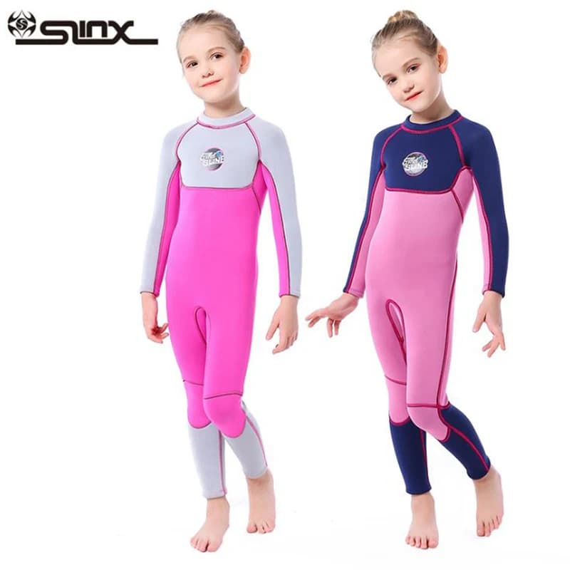 SLINX Children New 3 MILLIMETRI Neoprene UV Protection Mute Children Diving Dress One Piece Swimsuit for Snorkeling Diving Surf