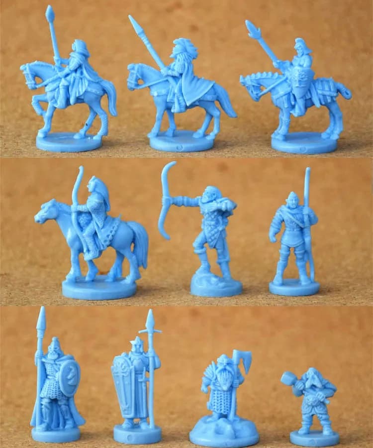 Figura in pvc RingRunning Tournament Gioco Pezzi degli scacchi Modello 10 pezzi/set