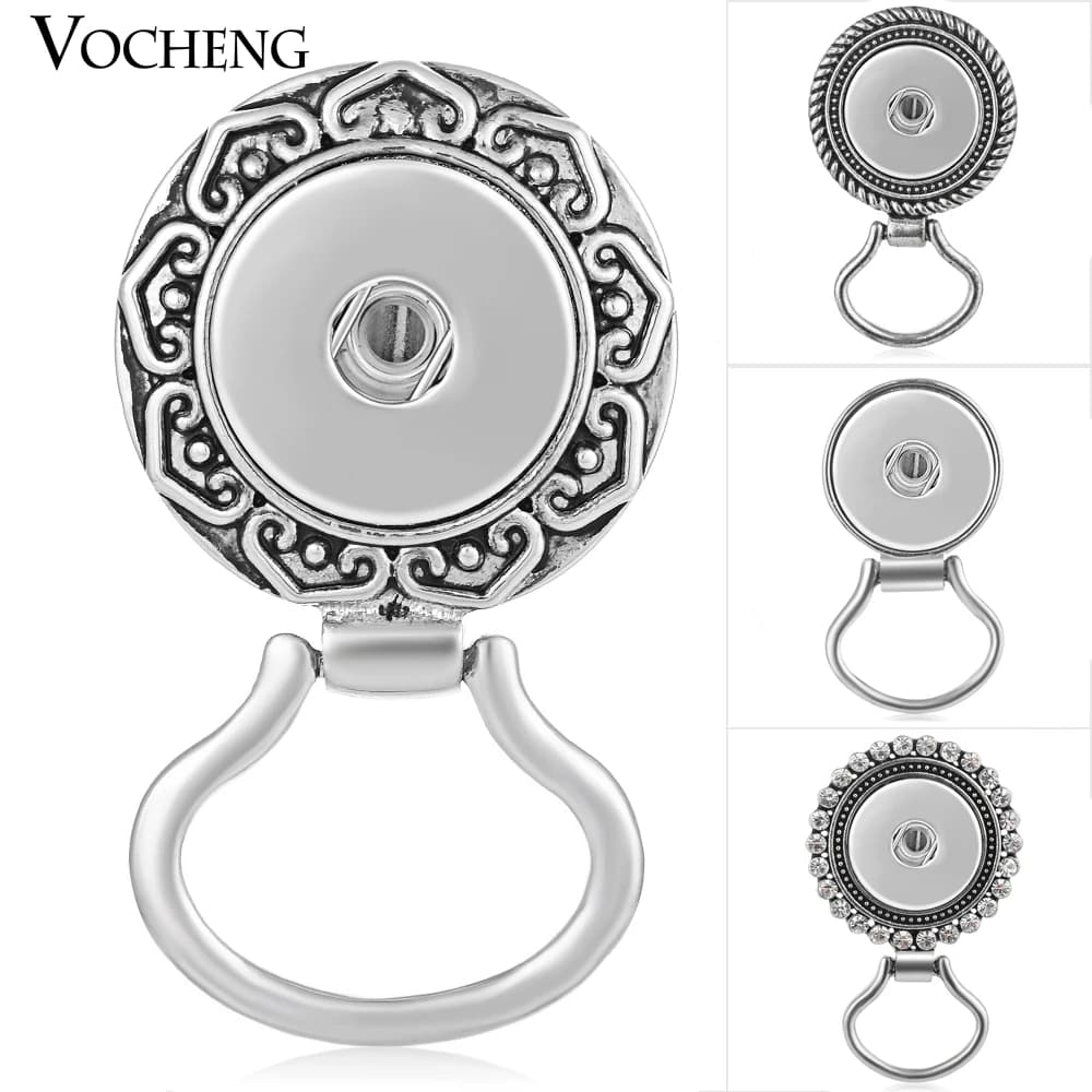 Vocheng Ginger Jewelry Women's Interchangeable Accessories For Goggles Measure 18mm Button 4 Styles NN-469