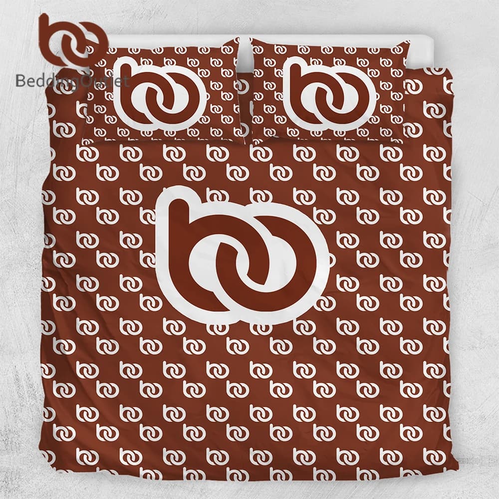 BeddingOutlet wholesale print on demand Bed linen set photo logo color Custom design custom made bead bed linen made by yourself