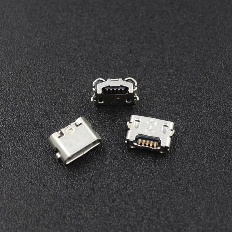 10 pz micro USB 5pin jack Inversa Corno di Bue Porta di Ricarica Presa di corrente connettore mini usb Per Huawei 4X Y6 4A P8 C8817 max Lite Pro