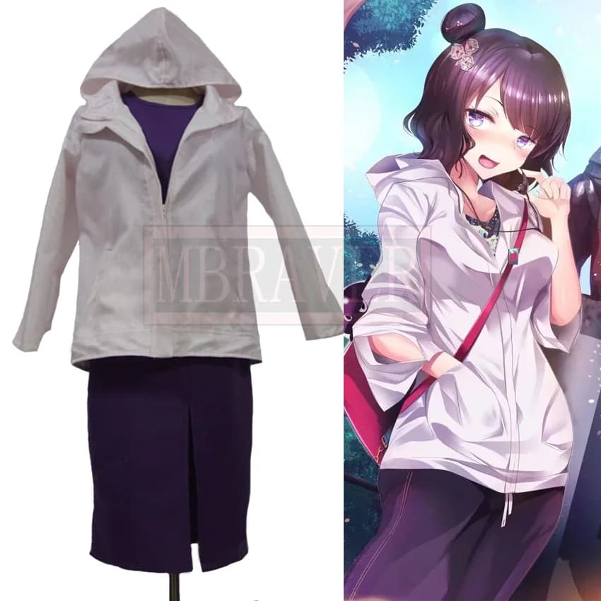 Fate/Grand Order FGO Estero Katsushika Hokusai Costume Cosplay Uniforme Festa di Natale Halloween Su misura di qualsiasi dimensione