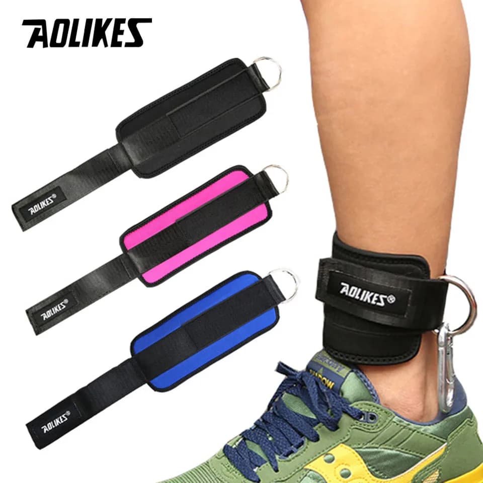 AOLIKES 1 PZ Palestra Sollevamento Pesi Forza Delle Gambe di Recupero Ankle Support Protector Regolabile Ankle Guard Protector