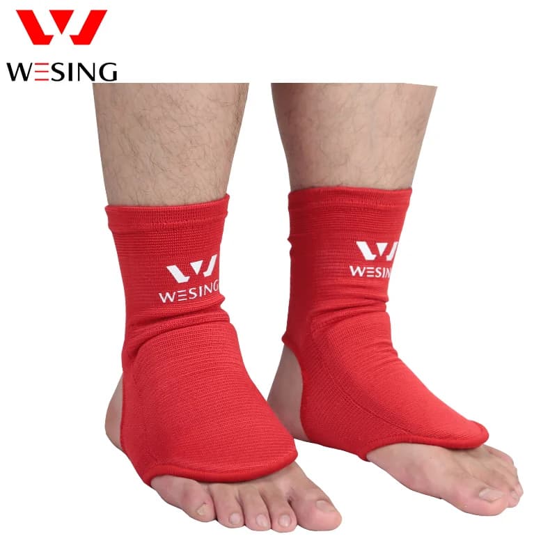 Wesing Boxing Instep Guard Professional Sanda Muay Thai supporto per caviglia calzini da boxe protezioni per i piedi 100% cotone
