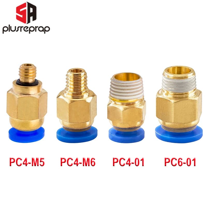 5 pz/lotto HOTEND j-head Remote Hot head connettore estrusore alimentatore 3mm / 1.75mm connettore tubo PTFE parte stampante 3D all'ingrosso