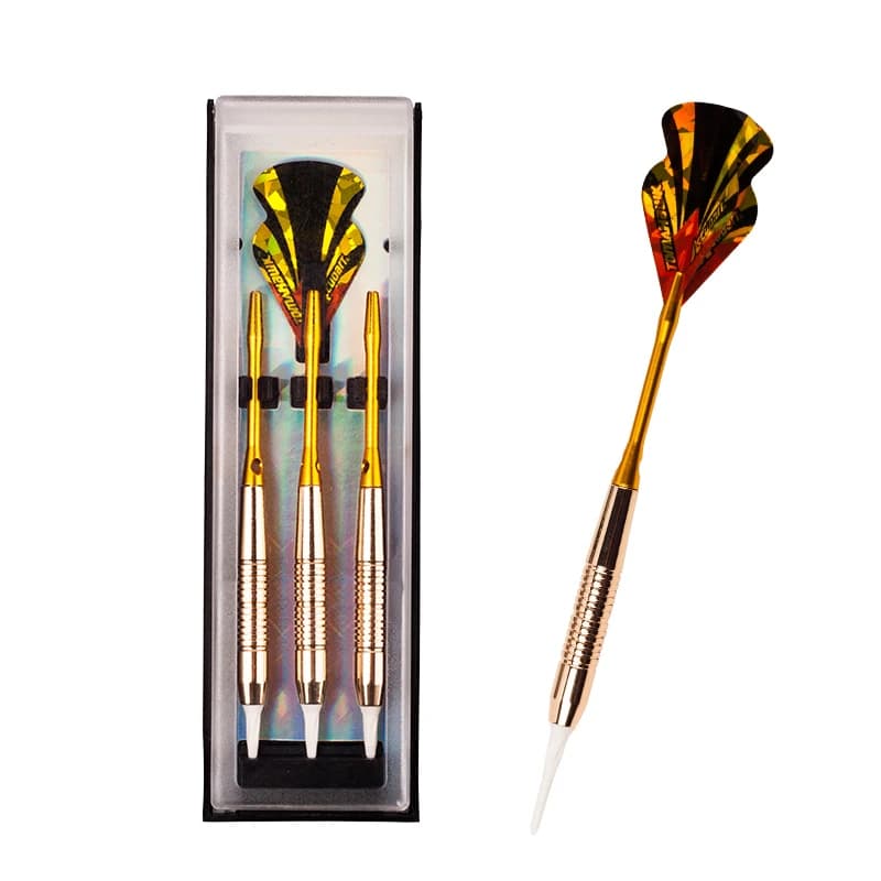 High quality 18g professional darts steel, copper, aluminum shaft Soft tip darts plastic tip toys 3 pcs/set