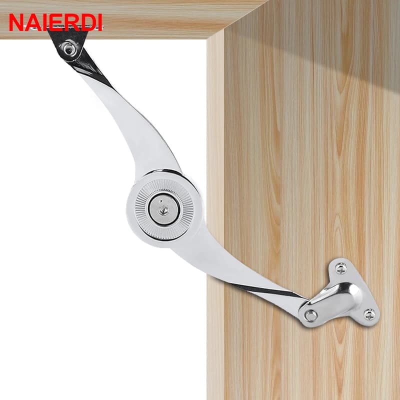NAIERDI Idraulico A Caso di Arresto Cerniere Armadio Da Cucina Porta Regolabile Smalto Cerniera Mobili Sollevare Flap Soggiorno Support Ferramenteria E Attrezzi