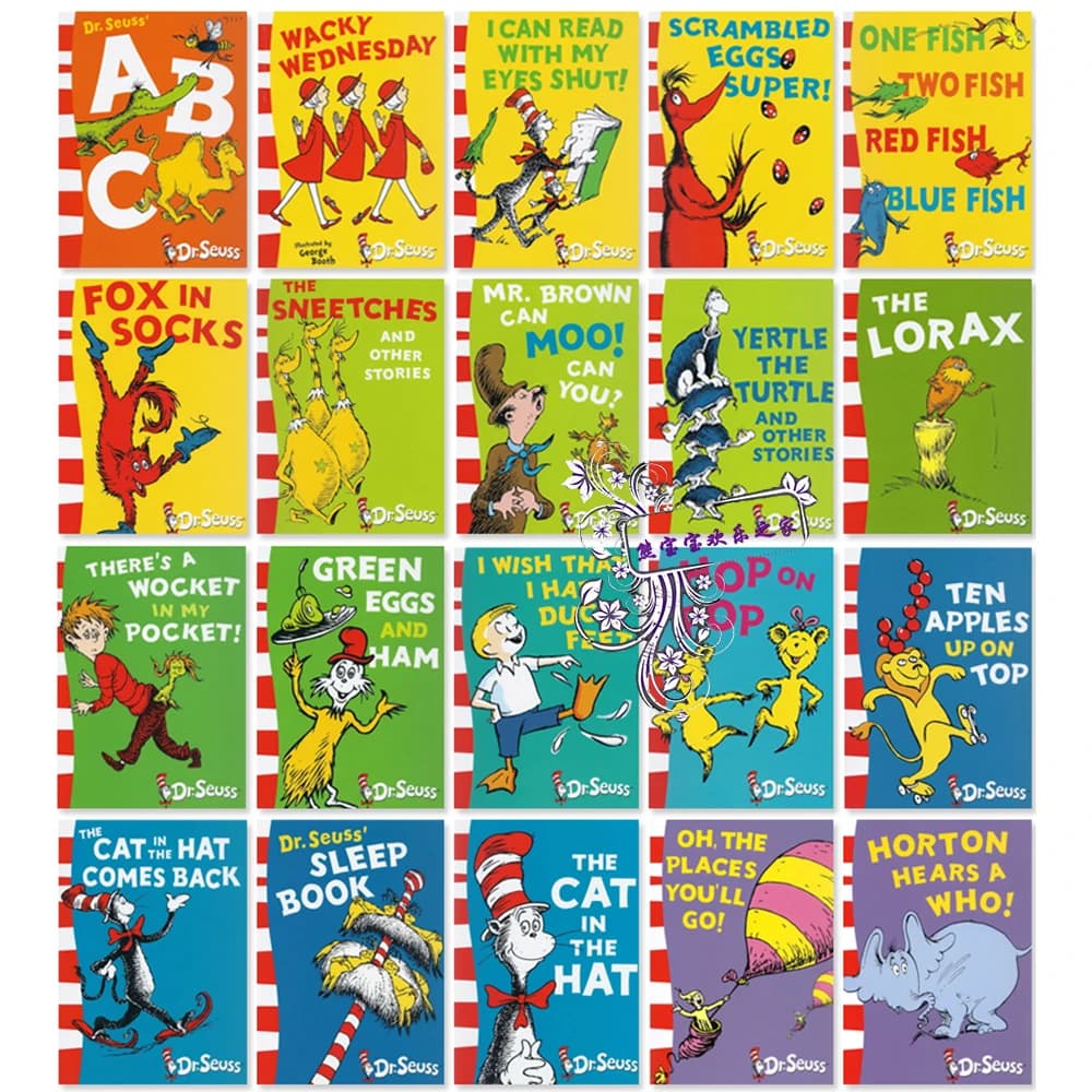 Casuale 1 Libro Dr.Seuss Storia interessante Genitore Bambino Bambini Prima educazione Immagine Libri inglesi Bambini Giocattoli di apprendimento