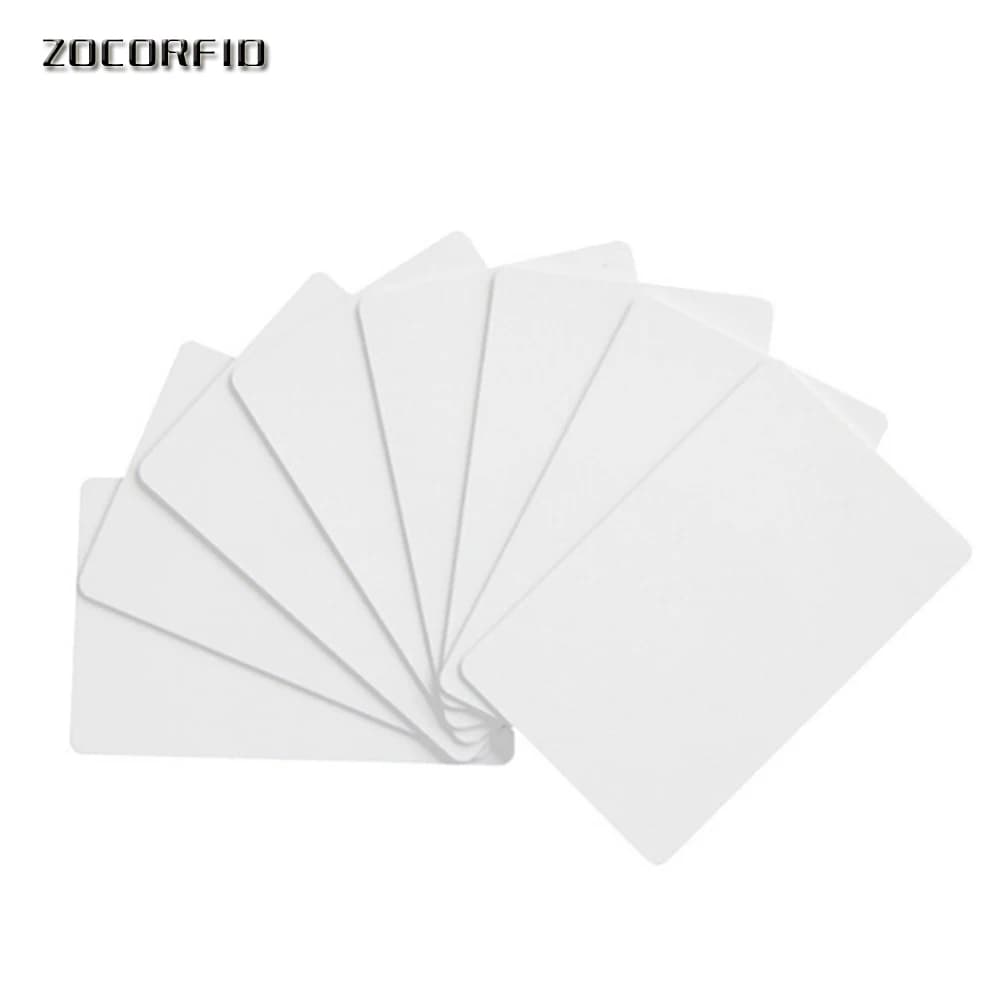 10 pz/lotto ISO14443A 13.56MHZ 504 byte NTAG215 Scheda NFC Per telefoni cellulari 85X54mm