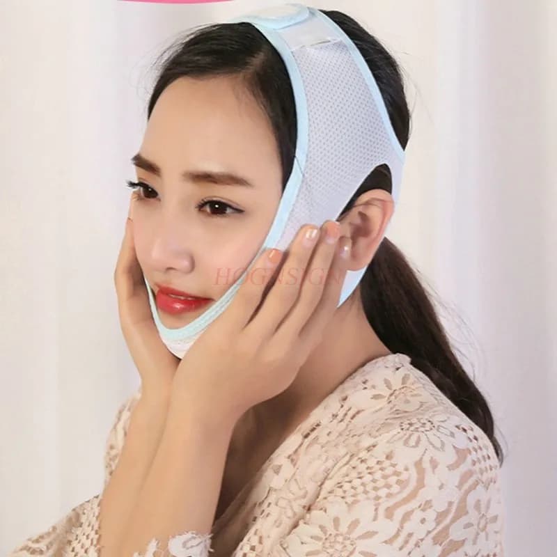 Piccola maschera di bellezza per il viso a V Lift Fasciatura muscolare per il viso in plastica Goditi la vendita di cinturini