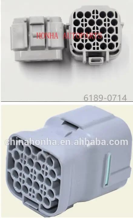 Spedizione gratuita 1 set sumitomo 20 vie cablaggio elettrico automatico connettore maschio e femmina impermeabile 6189-0714 6188-0494
