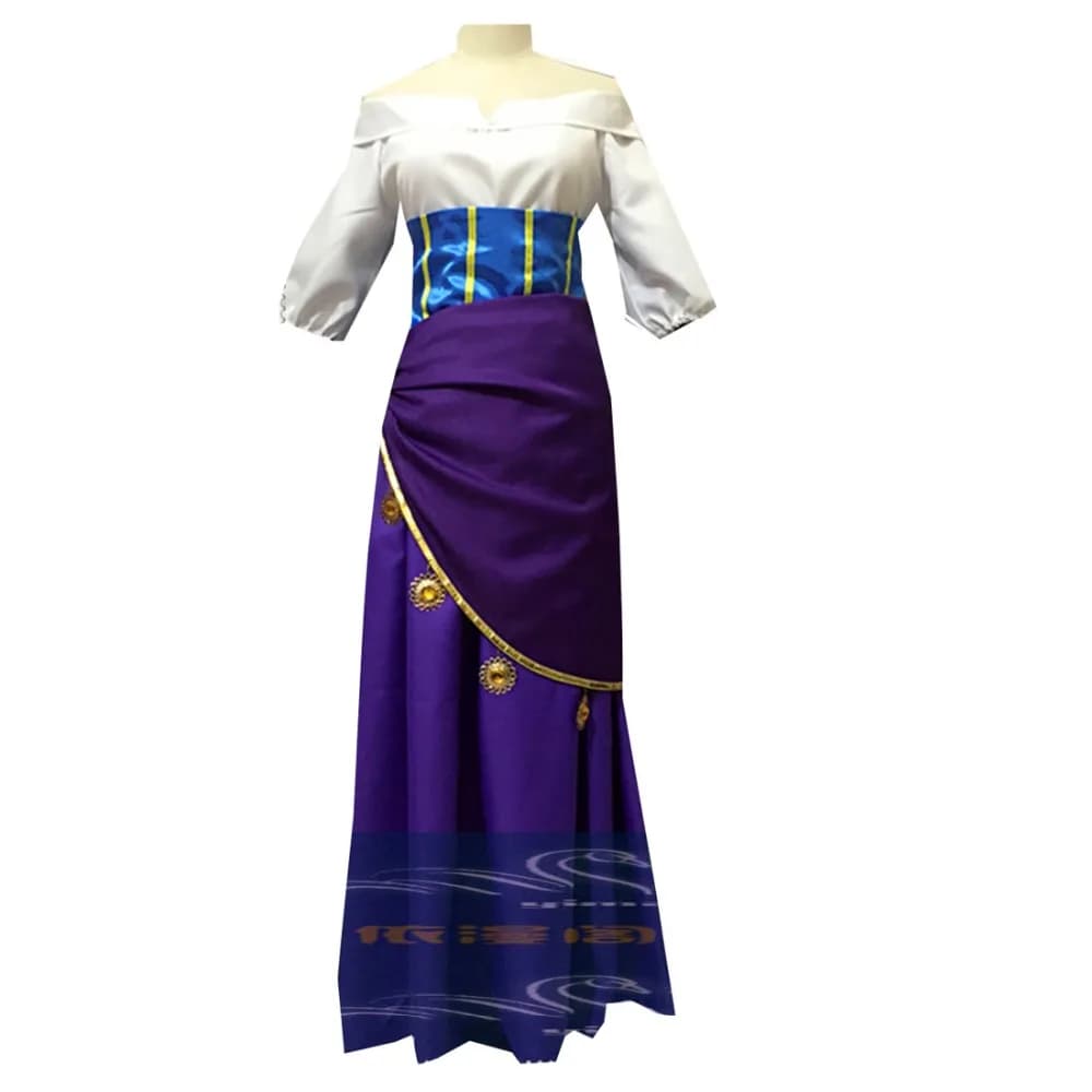2025 Esmeralda delle donne adulte personalizzate vestito operato Il gobbo di Notre Dame cosplay Costume cosplay di Halloween