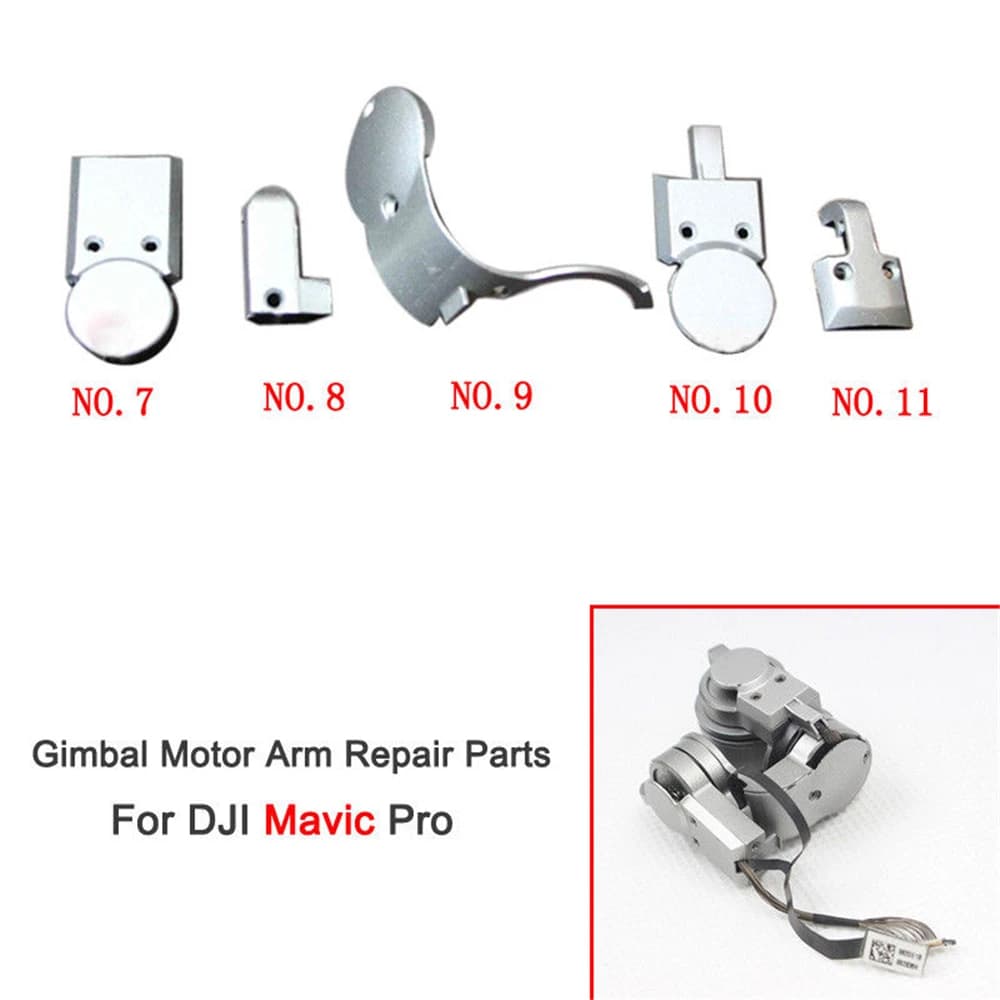 5 Modelli di Copertura per Braccio Motore Fotocamera Gimbal per DJI Mavic Pro, Parti di Ricambio e Accessori per Riparazione Cavo Motore Drone