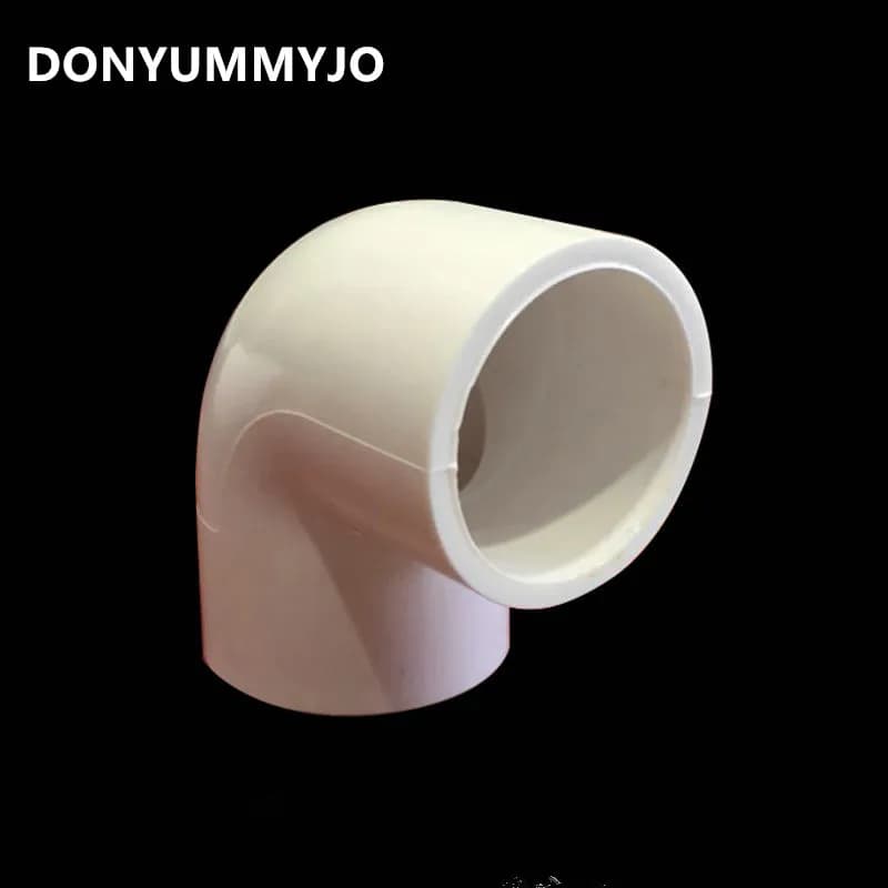 5 pz/lotto 16 20 25 32mm PVC 90 gradi gomito raccordi per tubi raccordi per tubi di irrigazione da giardino raccordi per tubi di irrigazione