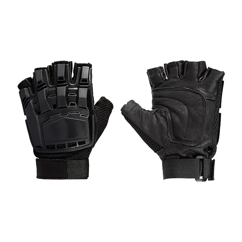 Tactical Bar Gloves Half Back In Nylon One Great Work Safety Protection Hands For Air Sports Open Hunt Cycling Paintball CS
