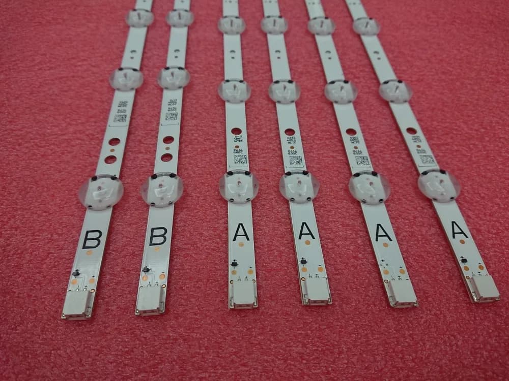 Striscia di retroilluminazione A LED per Toshiba 49U6763DG 49U5863DB 49U6763DA 49U6763DB 49U5766DB Vestel 49 UHD DRT VNB A B LT-49C870A LT-49C862