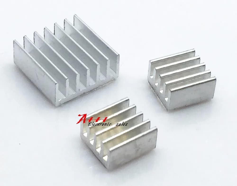 9PCS Adhesive Raspberry Pi + Heat Sink Cooler Cooler Set Pure Aluminum Heat Sink Cooler Kit Raspberry Pi 2 B