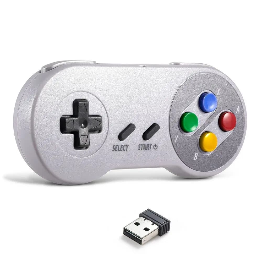 Remote controller 2.4 GHz Joystick USB Console for SNES/NES games for PC Windows 10/8/7 Raspberry Pi3
