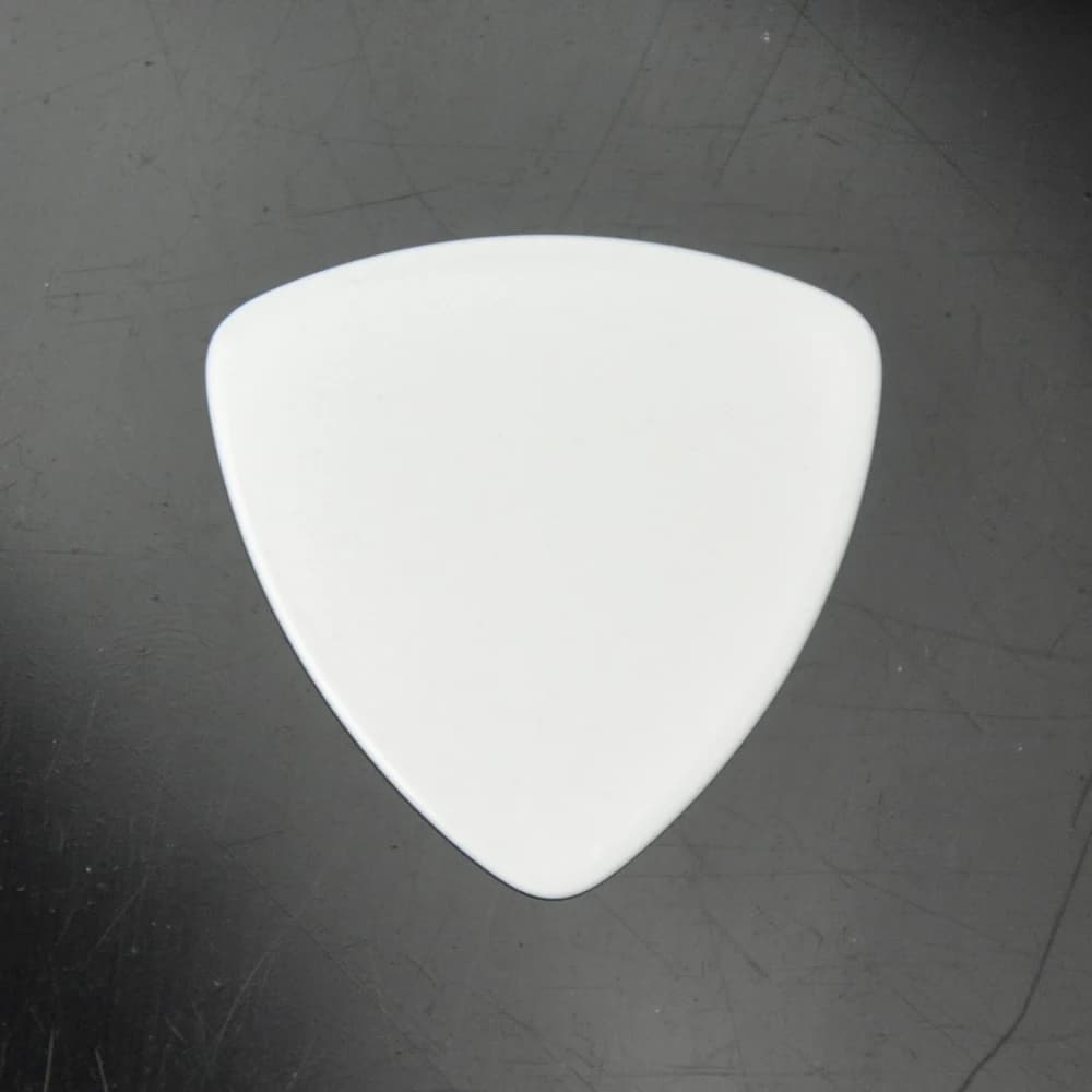 Plettri per chitarra a triangolo arrotondato pesante da 100 pezzi da 0,96 mm Plettri in celluloide bianco semplice