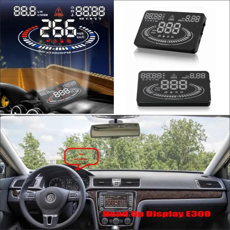 Display Head-Up HUD per Volkswagen VW Passat/CC/Jetta/Tiguan/Touareg/Routan, Proiettore su Parabrezza per Guida