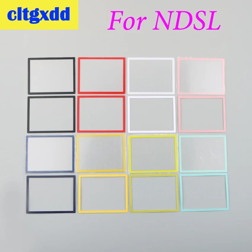 Cltgxdd sostituzione della copertura in plastica della copertura dello schermo LCD superiore colorata per DS Lite per l'obiettivo in plastica della Console di gioco NDSL