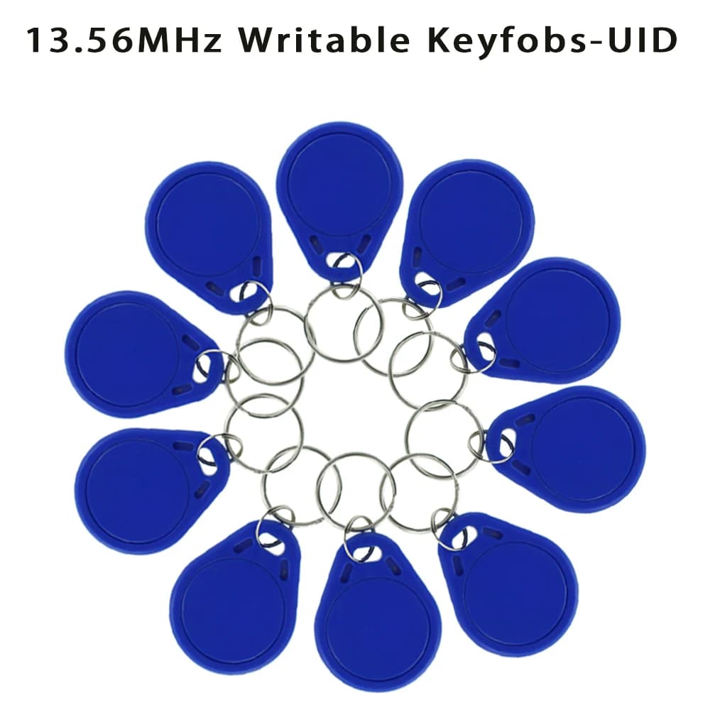 RFID 13,56 MHz UID Portachiavi modificabili Portachiavi Token MF NFC Tag Riscrivibile Scrivibile Tastiera di controllo accessi per copiare/Clone Card