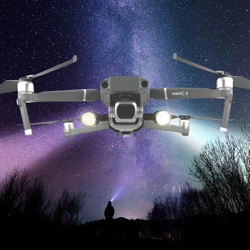 Drone Volo di Notte HA CONDOTTO LA Luce di Illuminazione Uso AA batteria fotografia Pezzi di Ricambio lampada Per DJI Mavic 2 pro / Zoom drone Accessori