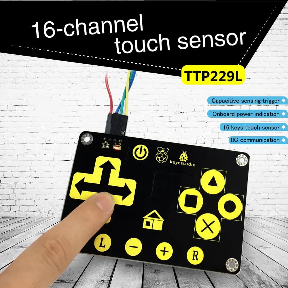 Keyestudio TTP229L 16-key touch sensor for arduino Uno R3
