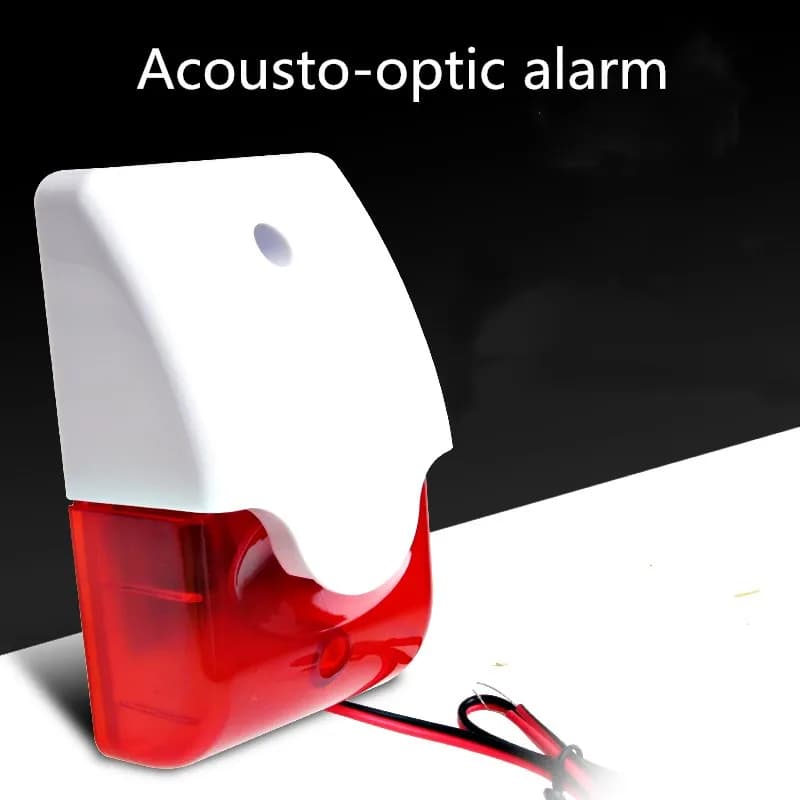 oggetto di gioco del prodotto Accessorio per il controllo degli accessi 12V Allarme acustico e visivo Allarme porta Sicurezza per oggetto di gioco della stanza di fuga nella vita reale
