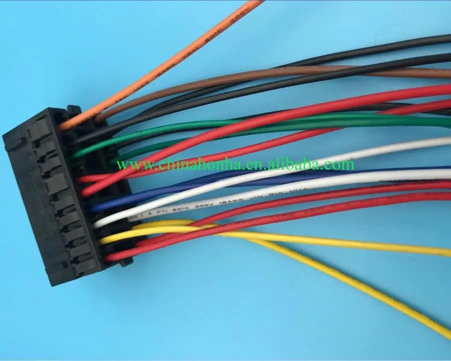 17 pin wire wire wiring frame for Cable Connector Wiring Light Switch 1j0972999 #10987-b125