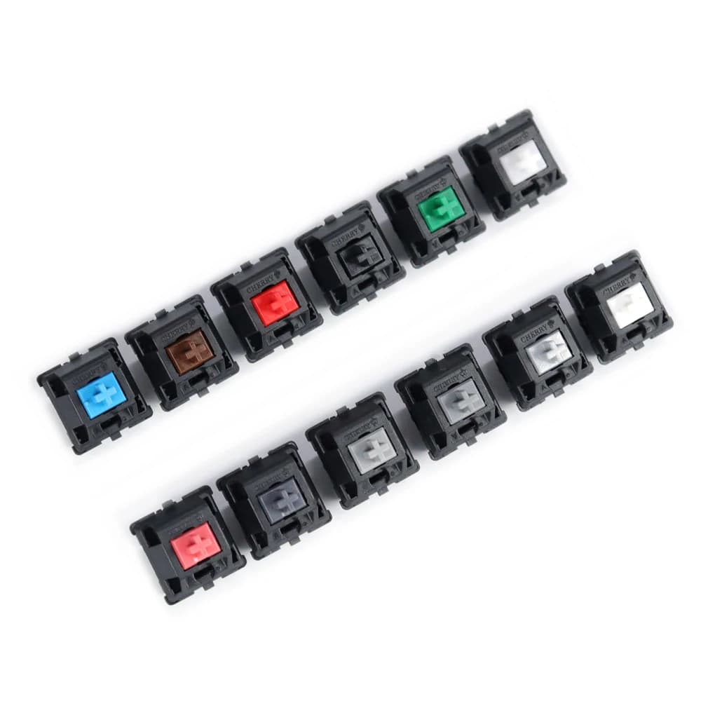 Switch mx Cherry autentico da 10 pezzi tastiera meccanica a 3 pin a 5 pin interruttori marrone blu rosso bianco chiaro argento