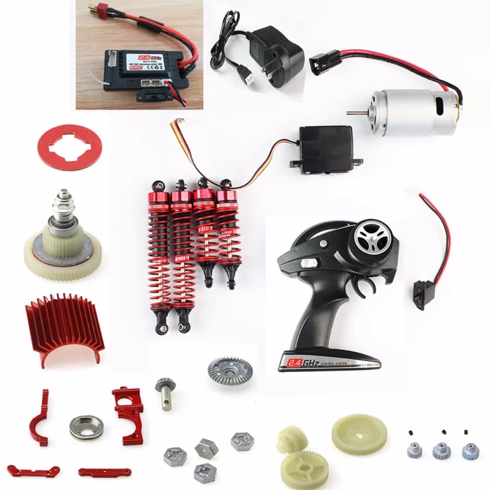 JJR/C JJRC Q39 Q40 1/12 RC Car Spare Parts Receiver Motor Control Servo Charger Shock Absorbers Differential Gear Clutch Arm Etc