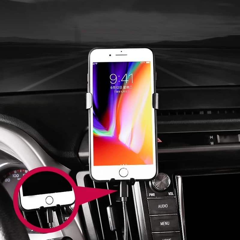 Per Toyota RAV4 XA40 2013 2014 2015 2016 2017 2018 supporto per presa d'aria per auto supporto per telefono supporto per telefono cellulare supporto per Smartphone