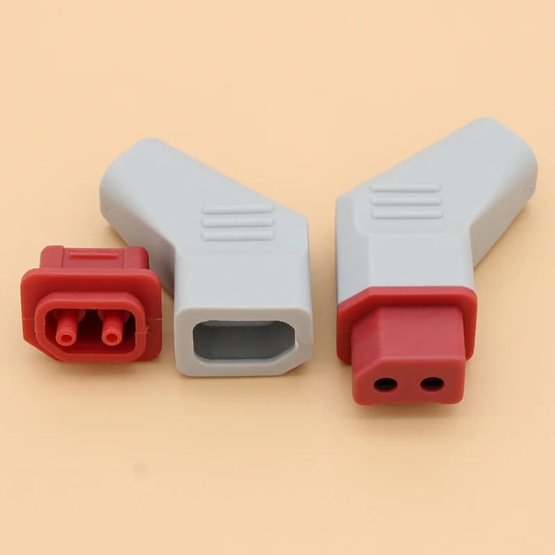 Connettore adattatore per tubo dell'aria con polsino della pressione arteriosa NIBP per monitor Nihon Kohden BSM/PVB, spina per vie aeree a doppio canale.