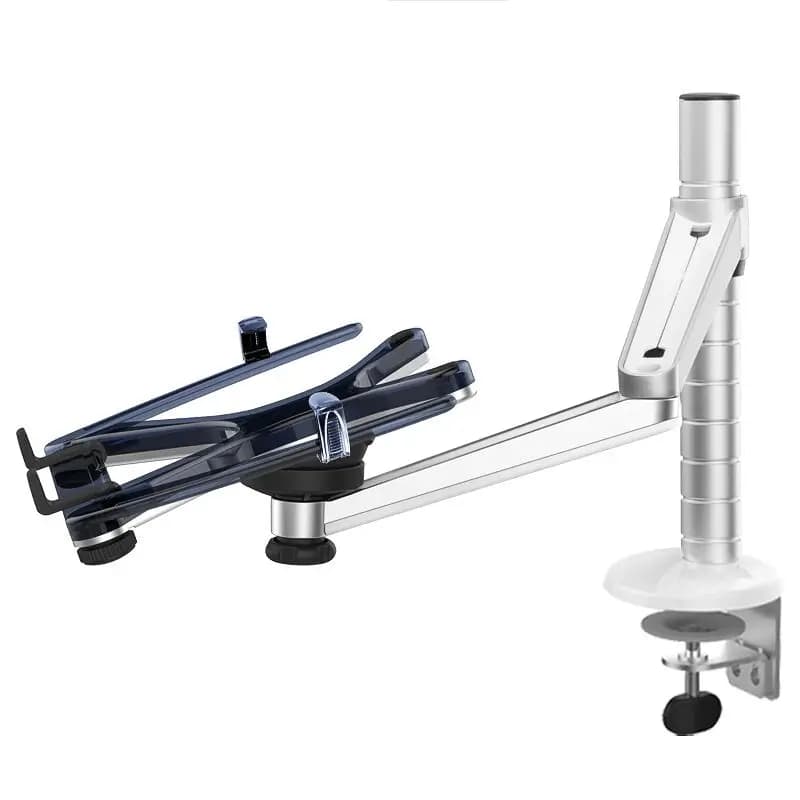 OA-1S Rotazione a 360 gradi Lega di alluminio 2 in 1 Supporto per tablet PC e supporto per laptop Doppio braccio Desktop da ufficio Lapdesk Br