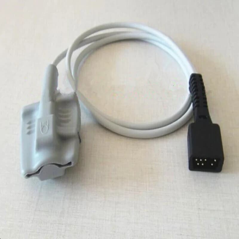Adult Silicone Spo2 Probe Compatible with NONIN 2500/8500/8600/8700/8800 DB7 PIN, Pulsossimeter Oxygen Sensor, Spo2 Probe in TPU 1M
