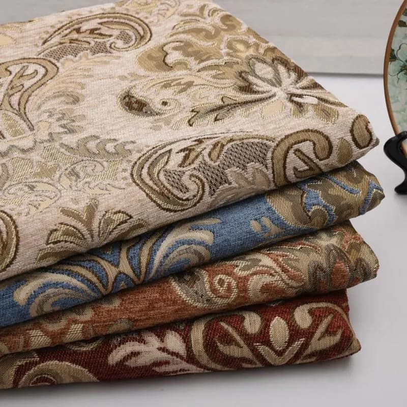 Tessuto jacquard di precisione in stile europeo per cuscino divano sedia quilting cucito patchwork delicato rivestimento in tessuto larghezza 145 cm