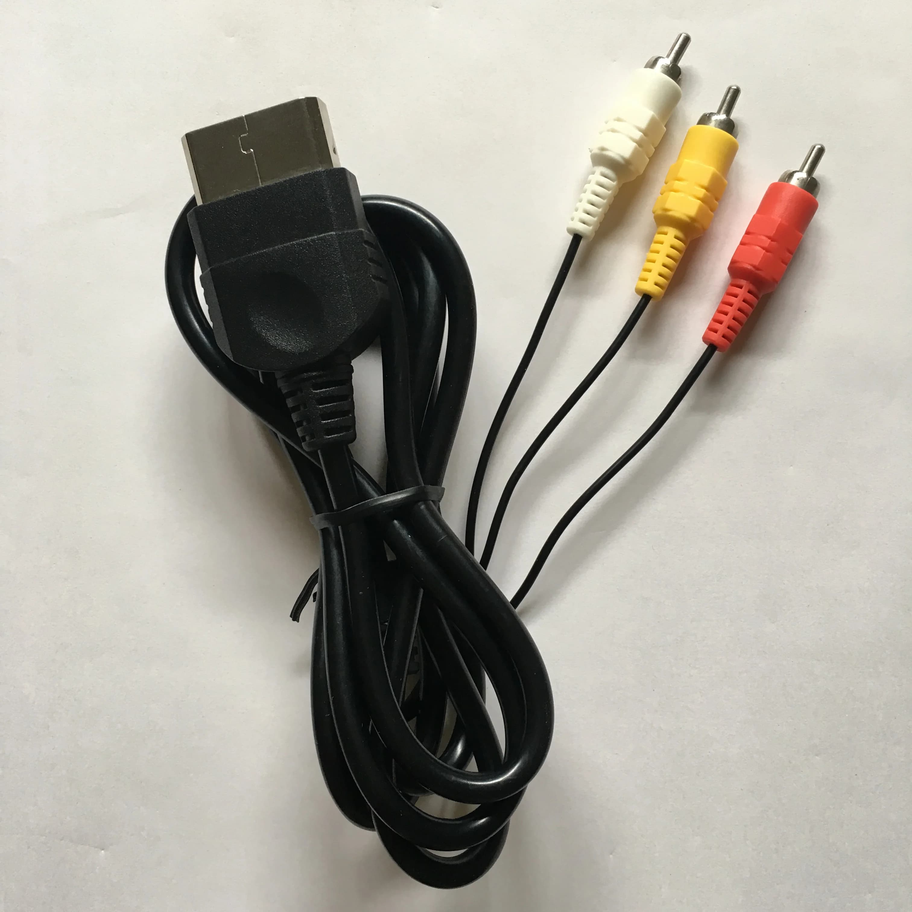 FZQWEG 1.8M 6ft AV Audio Video Cavo Composito Cavo Adattatore Connettore Convertitore Componente Piombo RCA Per XBOX CLASSIC 1