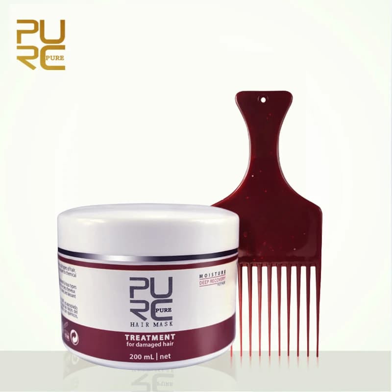 PURC hair mask for keratin repair deep crespo dry cleansing scalp treatment scalp care 200ml